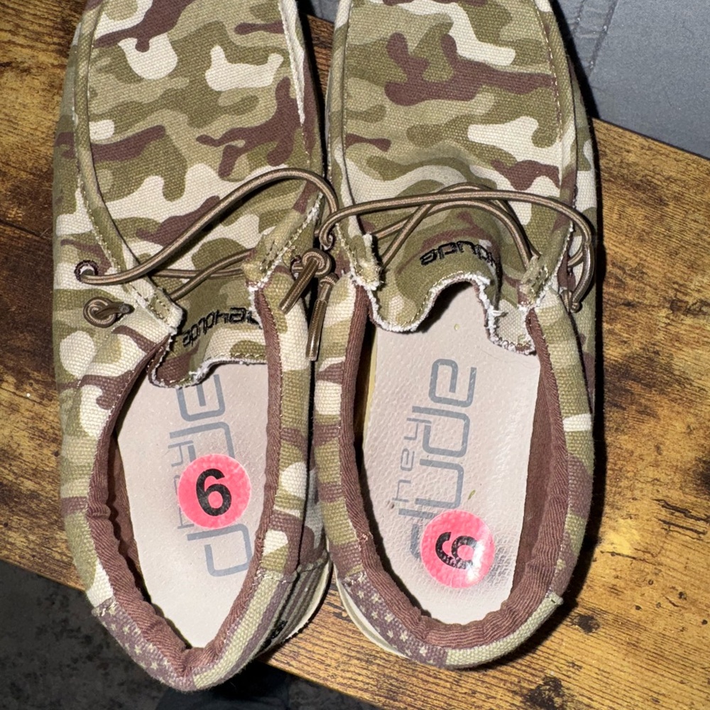 Hey Dude Camouflage Slip-On Loafers